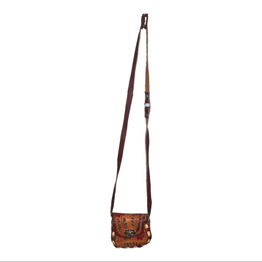 Small handmade leather purse - Picture 3 of 7
